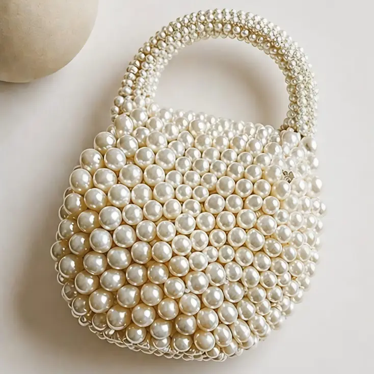 mini pearl pouch