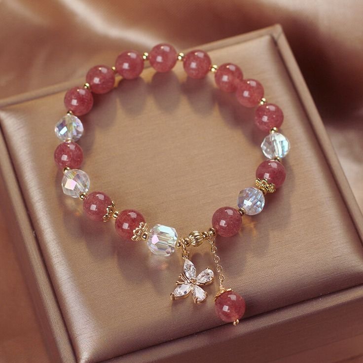 beaded charm bracelet